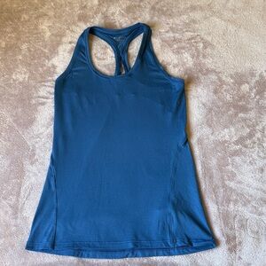 Athleta Blue Muscle Tee